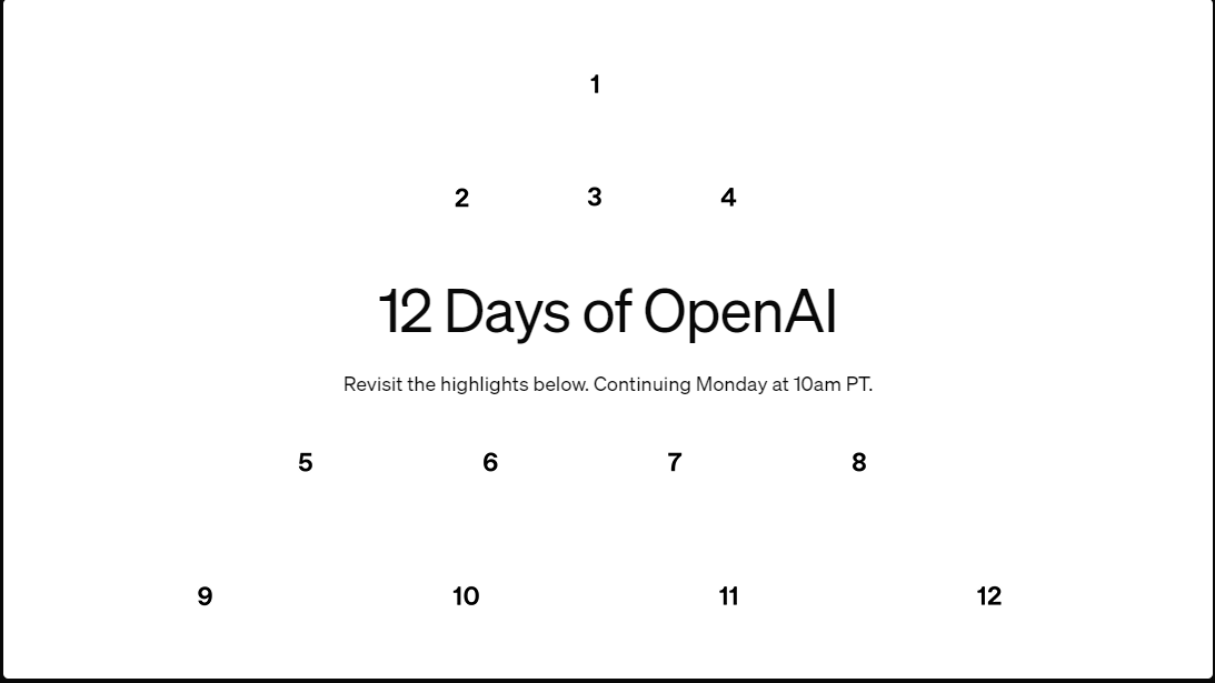 12 Days Of Openai Event – Shipmas 2024