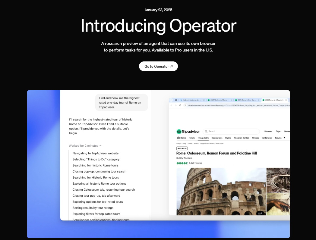 OpenAI ‘s Operator: The AI Agent That Can Do It All on the Web